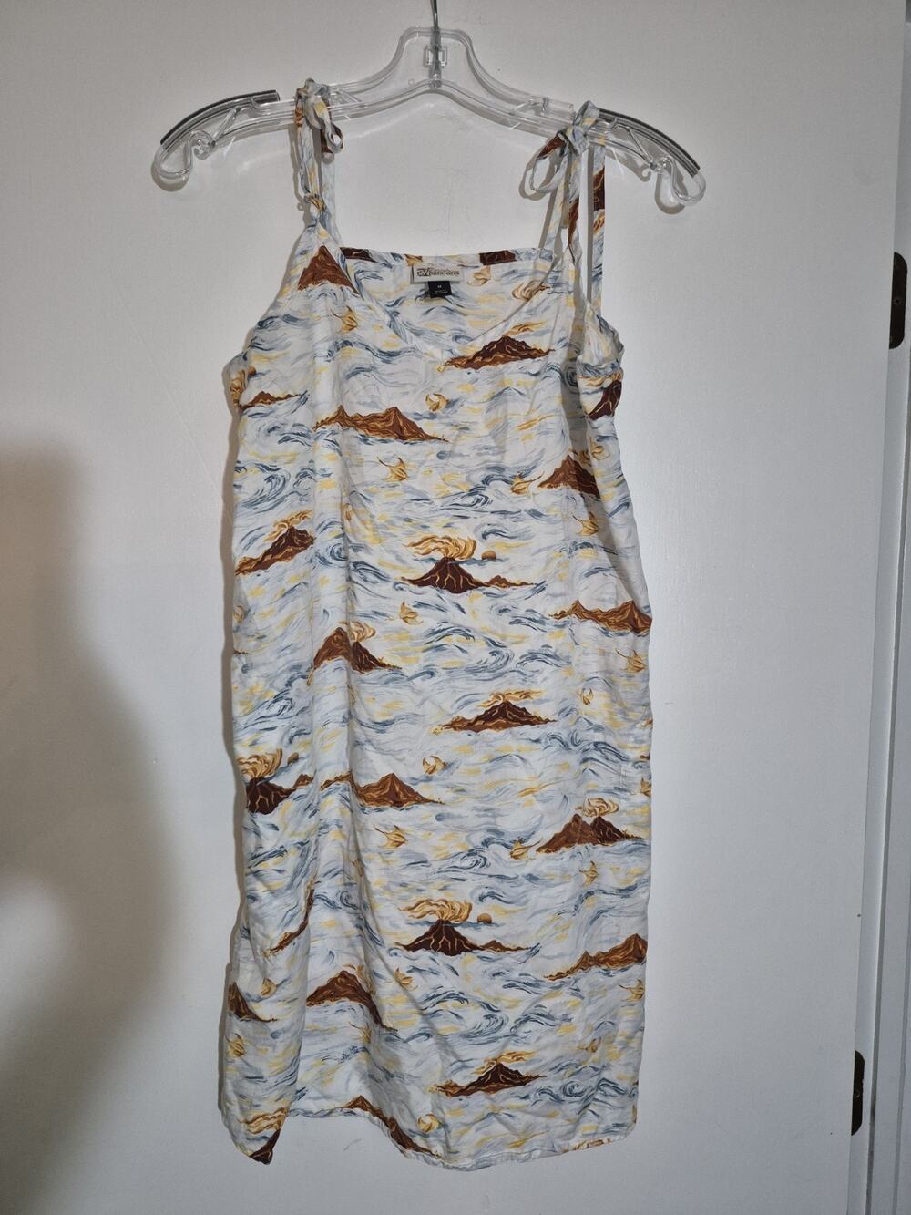 💥 Patagonia Women's Pataloha Tie Dress Floral Hawaiian Print Size M D4